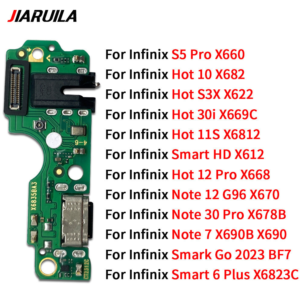 Dock Kết Nối Cổng Sạc Micro USB Cho Infinix Hot 10 11S 12 Pro 30i S3X Note 7 12 30 S5 Pro Smark Go 2