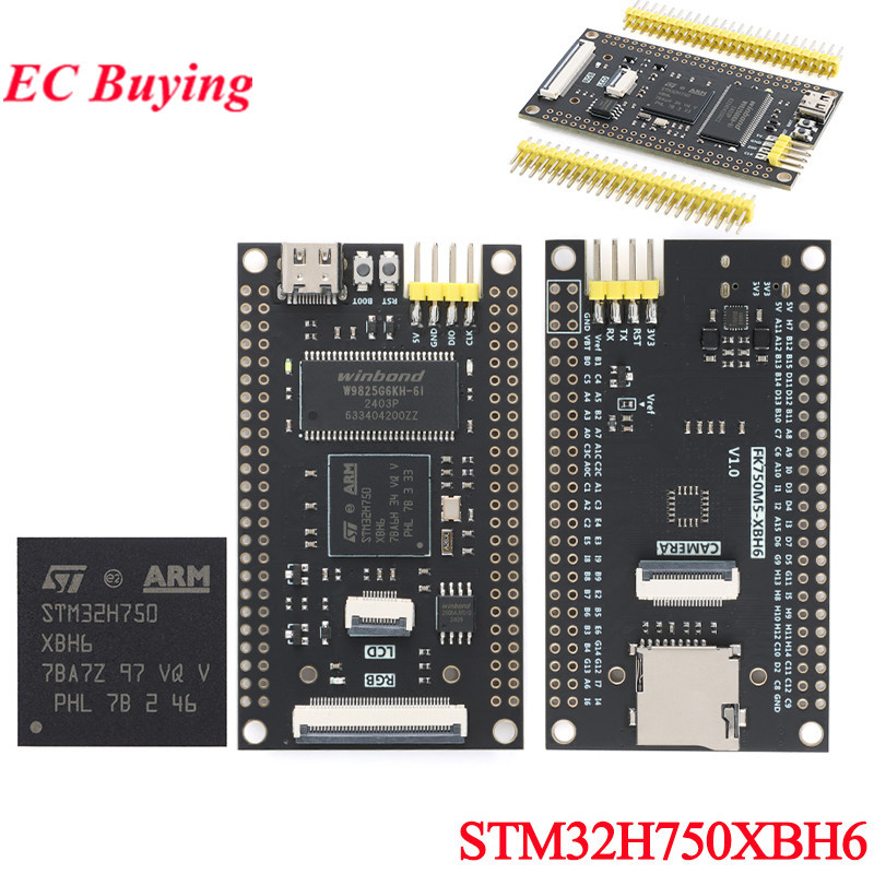 STM32H750XBH6 STM32H750 16-bit Hệ thống lõi SDRAM Bảng học tập STM32 Mô-đun bảng phát triển Chip ARM