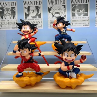 Mô Hình Goku DragonBall, Goku Cưỡi Mây Cute, Cao 11cm, Decor Trang Trí, Bộ Sưu Tập - K-Siro MH