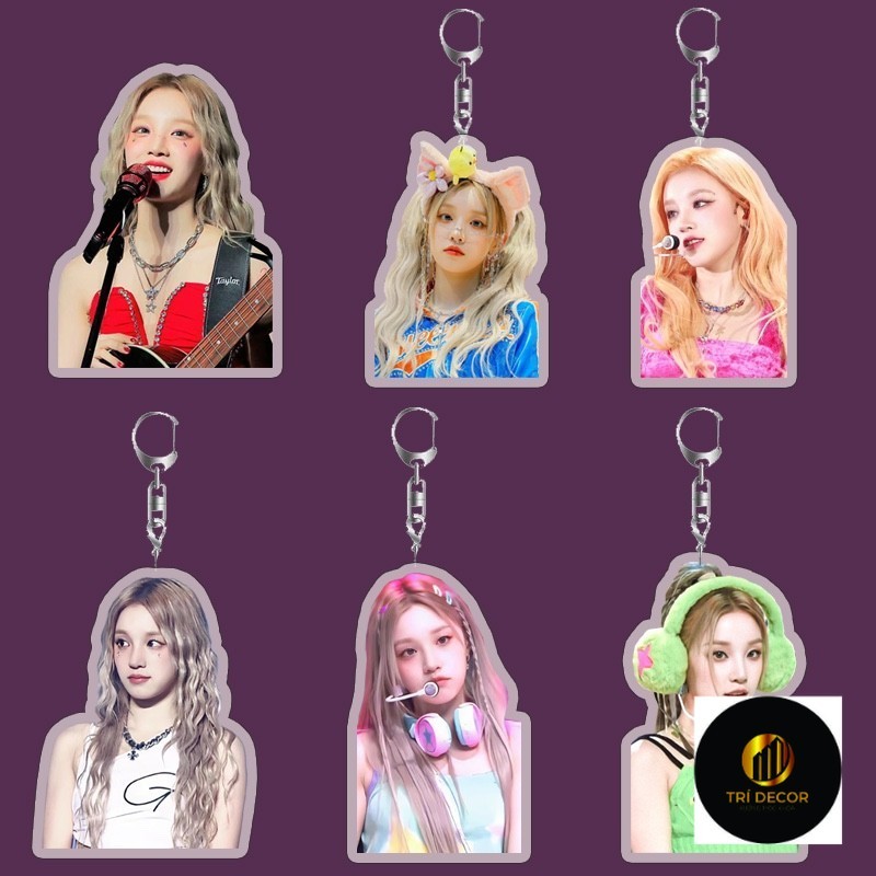 GIDLE gidle chuyến lưu diễn thế giới buổi hòa nhạc Bài hát Yuqi acrylic móc khóa sáng tạo cặp học si