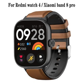 Dây Da Vòng Tay Cho Redmi watch 4 Dây Đeo Cổ Tay Cho Xiaomi Mi band 8 pro watchband Đồng Hồ Thông Minh Dây Đeo Thể Thao Accessoeies