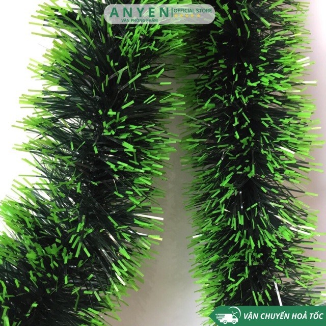 Dây kim tuyến đuôi chồn  rộng 9cm 11cm to dài 2m Trang Trí Noel Giáng Sinh siêu đẹp trang trí noel giáng sinh