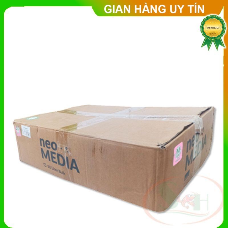Vật liệu lọc Aquario Neo Media Quad Soft thùng 30 lít sứ giảm pH nước bể cá tép thủy sinh store2