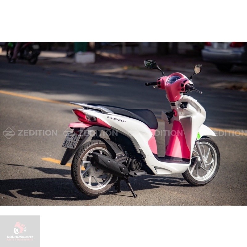 Dàn áo nhựa nhám Vision 2021 Hồng, Xanh Ngọc, Cam  Zedition . DoChoiXeMay