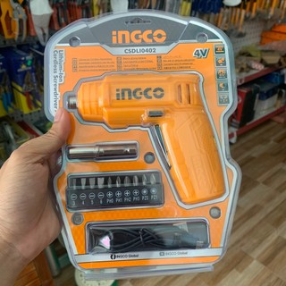 Máy Siết vít dùng pin INGCO CSDLI0402 4V 4 N.m kèm cáp sạc micro giá rẻ tiện ích, máy siết vít cầm tay