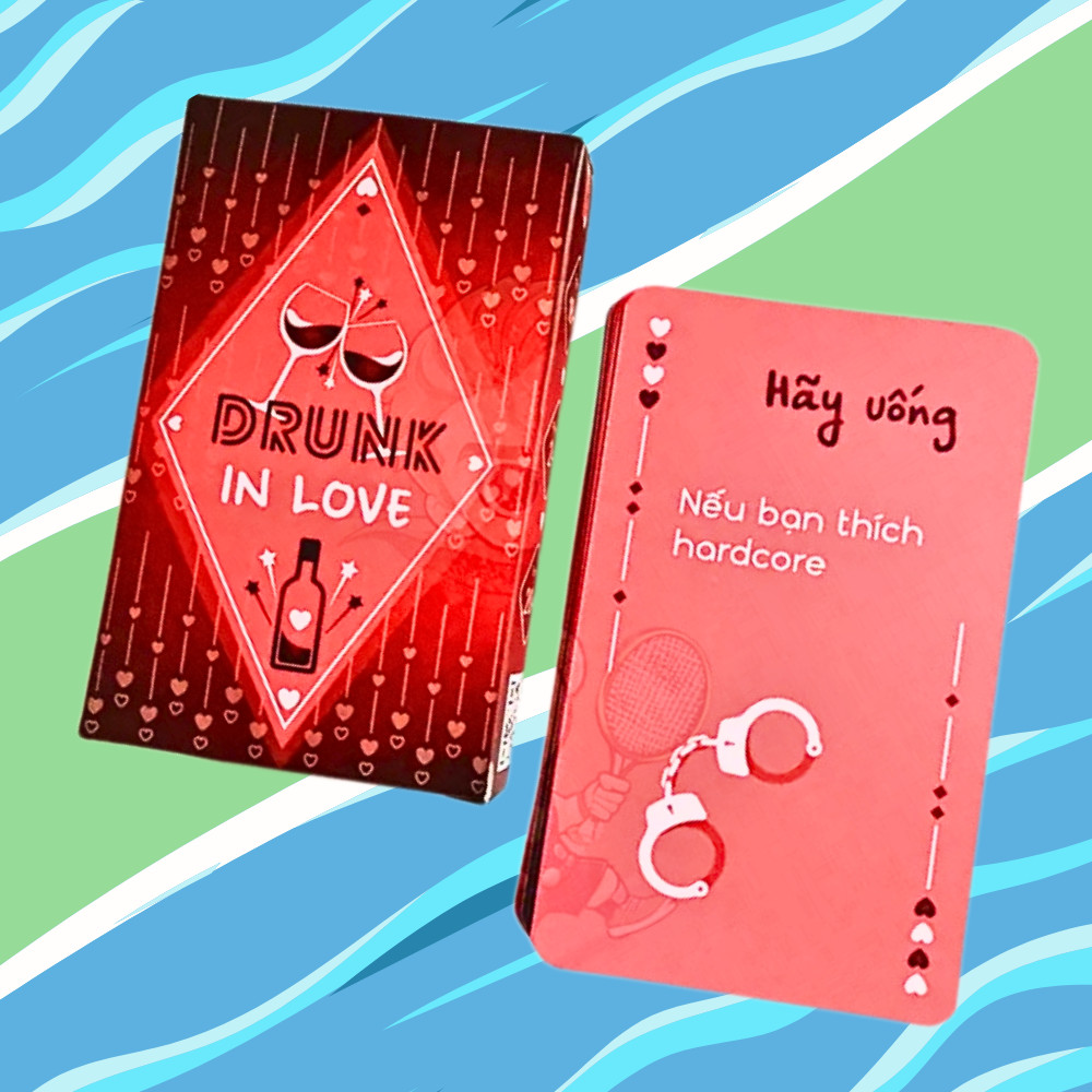Trò chơi boardgame drunk in love bộ bài hẹn hò siêu cháy khám phá partner game cho cặp đôi yêu nhau