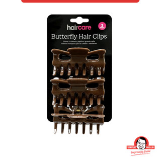 Set 3 Kẹp Tóc UNCLE BILLS Hình Bướm AH0079