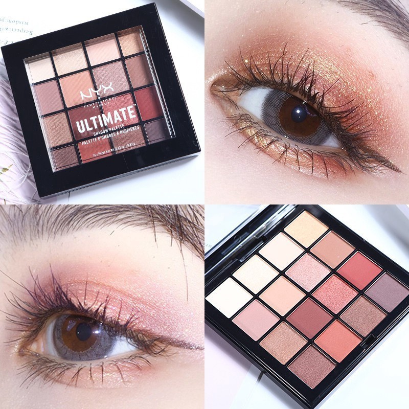 Bộ phấn mắt NYX 16 màu -- Bảng phấn mắt mờ kỳ nghỉ nhiệt đới