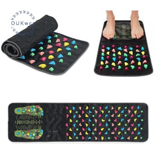  OUKwca Chân Massage Thảm Phản Quang Đi Bộ Đá Đường Massage Chân Bấm huyệt Thảm Cho Bấm huyệt Rels Cho Ngồi Dài Sinh Viên Cao Tuổi Và Nhân Viên Văn Phòng Mới 