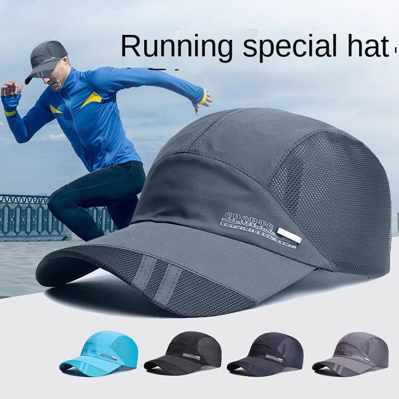 Professional Marathon Sports Running Hat Sun-Proof Sun-Proof Baseball Cap for Men and Women Quick-Dr