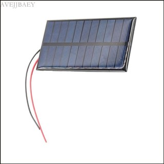 Tấm pin mặt trời Avejjbaey 5V 120mA có dây Bảng sạc pin năng lượng mặt trời đa tinh thể