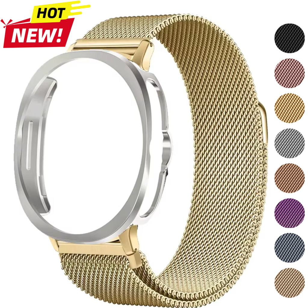 Ốp lưng + Dây đeo cho Samsung Galaxy Watch 8 Classic 8 46mm Watch 8 44mm 40mm Kim loại sang trọng Kh