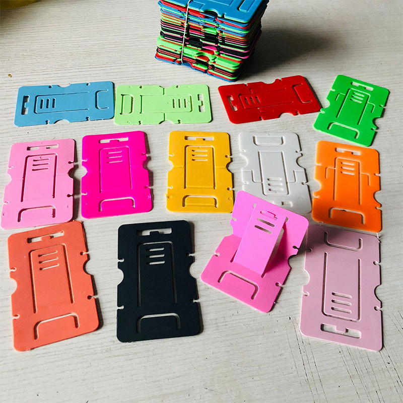 Card type mobile phone holder business card mobile phone holder foldable