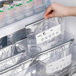 JCSYFAC 10 Chiếc Lá Nhôm Tươi Túi Giữ Tự Có Thể Tái Sử Dụng Túi Đóng Gói Tránh Nhẹ Dày Thực Phẩm Túi Bảo Quản Trái Cây Túi Bảo Quản Mới