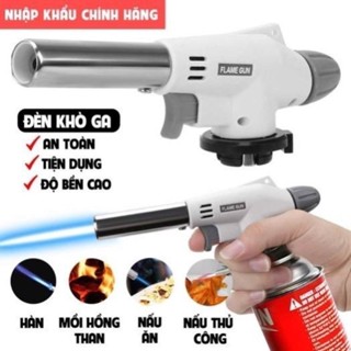 Khò Gas Mini Tự Động Đánh Lửa Flame Gun🍀FREESHIP🍀Đầu Khò Gas Chuyên Dụng- Núm điều Chỉnh Nhiệt 1400 độ-TOOLIX