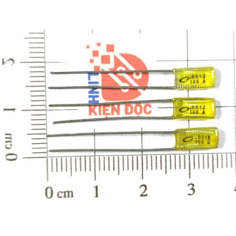 [Combo 10 chiếc] Tụ điện Film polyester .001J .001K