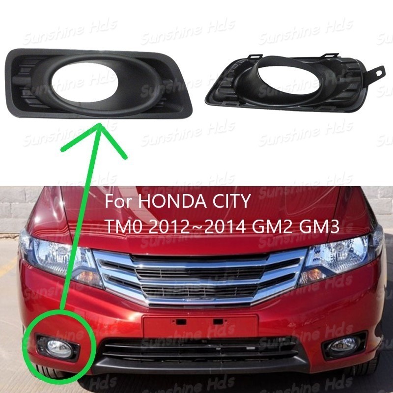Ốp Lưng Trước Sương Mù Cho HONDA CITY GM2 GM3 2012 2013 2014 Foglights Foglamp Hood Case