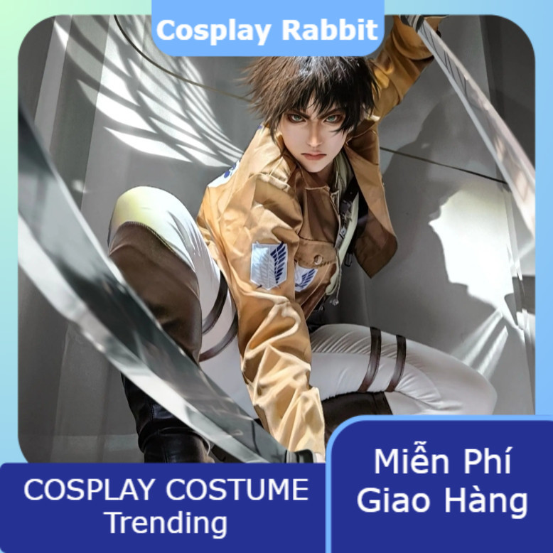 Eren Yeager / Mikasa Ackerman – Trang Phục Cosplay Full Set – Attack On Titan