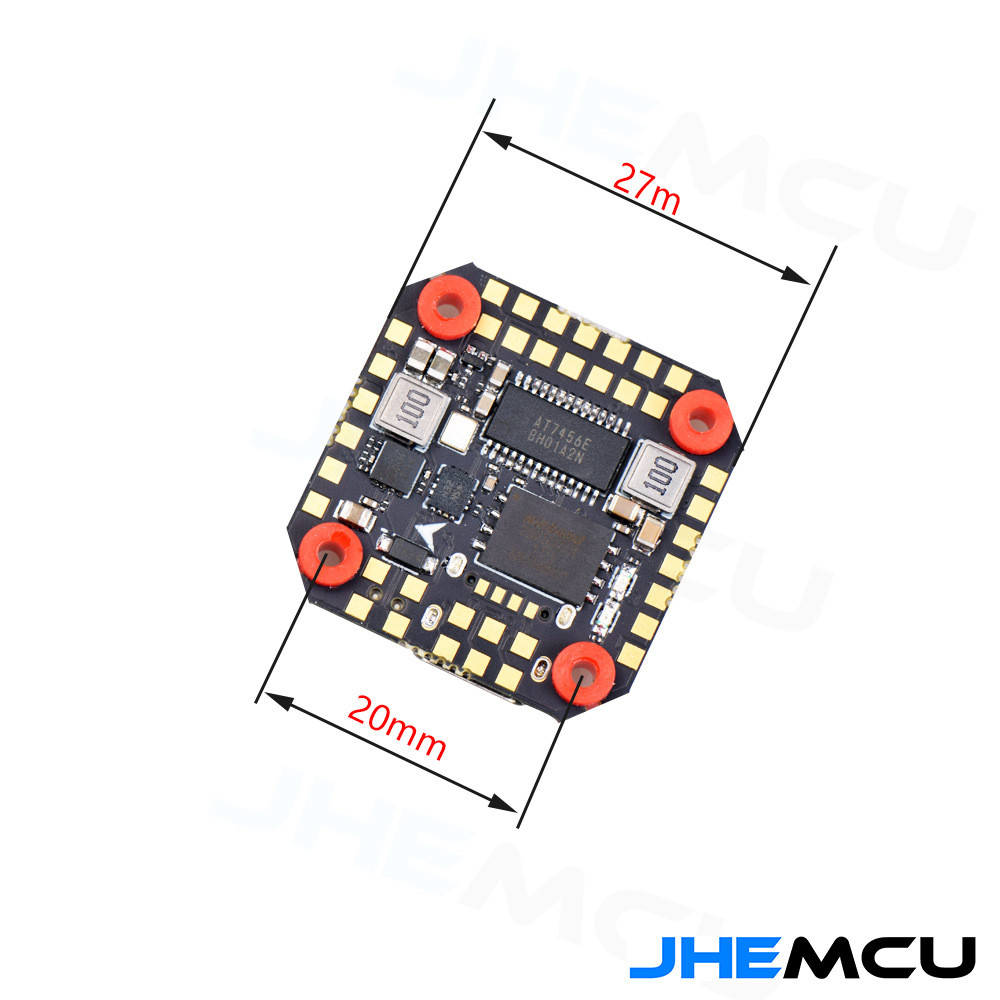 JHEMCU F405 NOXE Điều khiển chuyến bay FPV Crossing Machine Bốn trục 20 * 20MM Lỗ Pitch TYPE-C Giao 