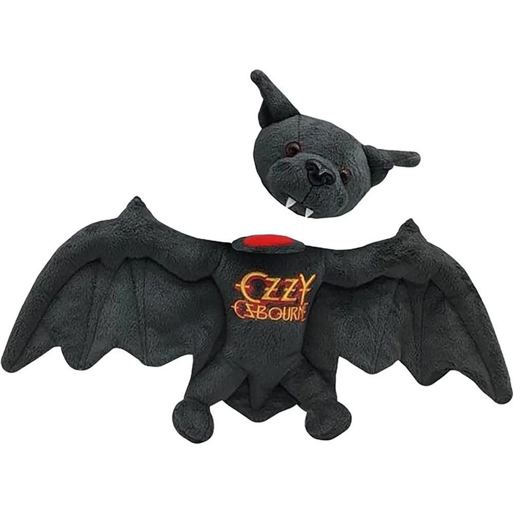 New Ozzy Osbourne Bat Plush Toy, Ozzy Plush Bat Doll with Velcro Figure Throw Pillows Soft Stuffed D