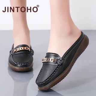 Size Lớn Thời Trang Nữ Da Dép Thường Ngày Chống Trơn Trượt Thoải Mái Mềm Mại Giày Mẹ