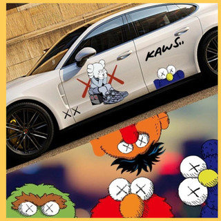 Nhãn Dán Xe Hơi Thân Trầy Xước Miếng Dán XX Mắt Cá Tính Dạo Phố Graffiti Hoạt Hình Trang Trí Xe Hơi Miếng Dán