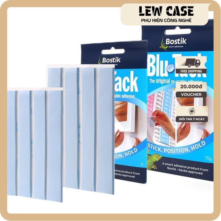 Đất Sét Blu-tack Vệ Sinh Airpods Đất sét dính Blu Tack Original (1 túi 4 thanh) loại 75g