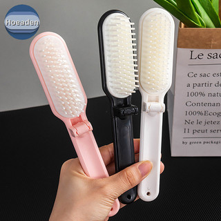 Hoeaden Có Thể Gập Lại Lược Tóc Di Động Detangling Mềm Tóc Chống Tĩnh Đầu Massage Da Đầu Du Lịch Bỏ Túi Lược Tạo Kiểu Tóc Thợ Cắt Tóc VN