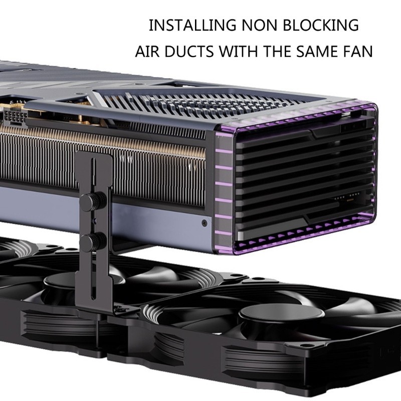 Doublebuy GPU Hỗ trợ Giá đỡ GPU Giá đỡ GPU Có thể điều chỉnh GPU Sag Giá đỡ Card đồ họa