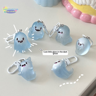 Trtop Halloween Dạ Quang Ma Móc Chìa Khóa Hoạt Hình Thạch Búp Bê Điện Thoại Mặt Dây Chuyền Tai Nghe Ốp Lưng Charm Túi Trang Trí Chìa Khóa Xe Ô Tô VN