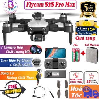 Flycam S2S Pro Max-Tích hợp chống rung-Tránh trứng ngoại vật-Pin 2000mah bay được 25 phút,kết nối với điện thoại