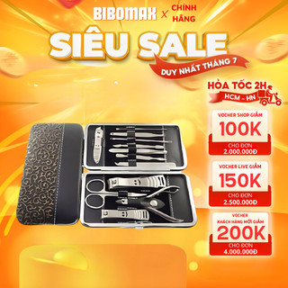 Bộ Kìm Da 12 Món Inox Cao Cấp -Phụ Kiện Làm Đẹp đa năng giá rẻ