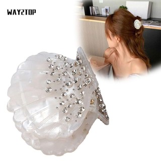 Way2top cá mập emilee, dụng cụ tạo kiểu vỏ dính tóc, mũ thời trang phụ kiện tóc mũ đội đầu kẹp tóc