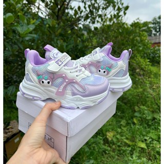 Giày thể thao KUROMI tím hồng xinh xắn êm chân QCCC mẫu mới kiểu dáng thể thao năng động cho bé gái đi học đi chơi TT151