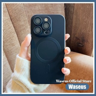 Vỏ bảo vệ ống kính và mềm cho iPhone 16 Pro Max 16 Plus 15 Pro Max 15 Plus 14 Plus 14 13 Pro 12 Pro Max 11 Pro Sạc từ tính