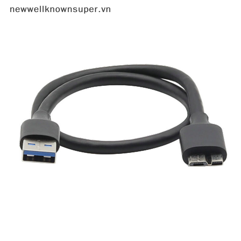 Mới USB 3.0 Loại A sang USB3.0 Micro B Nam Cáp Đồng Bộ Dữ Liệu Dây Cáp Cho Ổ Cứng Bên Ngoài Ổ Cứng HDD Cáp Ổ Cứng SIÊU