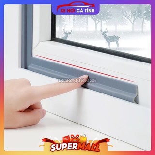 Gioăng Cửa Trượt, Ron Chắn,Chặn Khe Cửa Ngăn Côn Trùng,Bụi Bẩn,Cách Âm, Gioăng Dán Khe Cửa Nhôm Cửa Gỗ