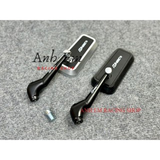 GƯƠNG XE MÁY NHỰA KIỂU HC VUÔNG TẶNG KÈM ỐC 10li GẮN BÊN TRÁI