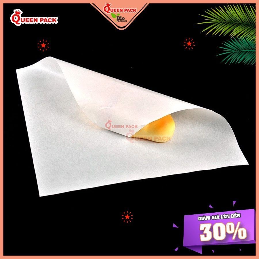 [HCM QP] Sỉ 1KG Giấy Lót Bánh Bento, Pizza, Giấy nến Thấm Dầu Các Size - Hàng Loại 1 Thân Thiện Môi Trường