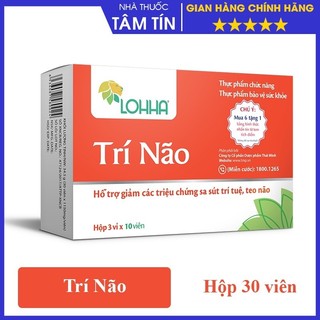 [CHÍNH HÃNG MUA 6 TẶNG 1 ] Lohha Trí Não - hỗ trợ giảm các triệu chứng sa sút trí tuệ