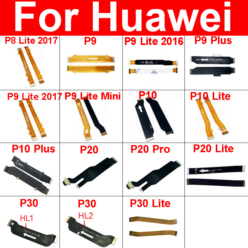 Bo Mạch Chủ Mainboard Cáp Mềm Cho Huawei P8 P9 P10 P20 P30 Lite 2017 2016 P9 P10 Plus P20pro Main Bo