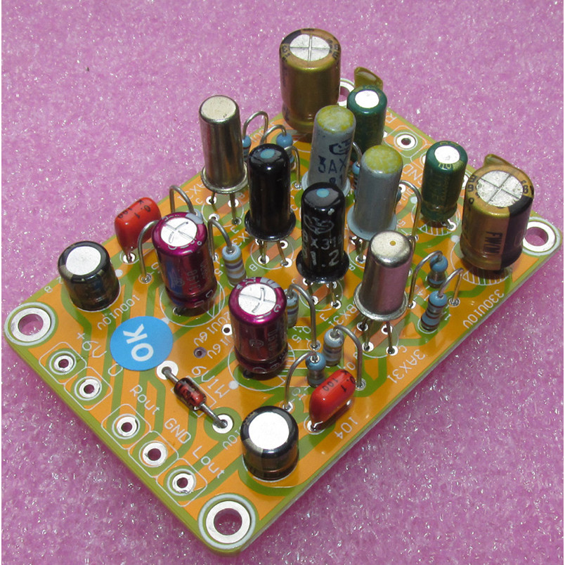 Germanium Tube Tai Nghe Preampifier Board Preamp Amplifier Stereo Kênh Kép