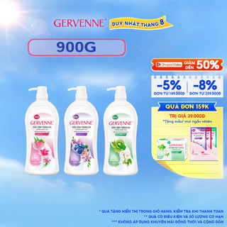 Sữa tắm trắng da hương nước hoa Gervenne 900G/chai