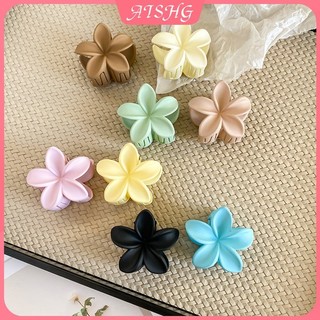 AISHG 4Cm Trứng Nhỏ Hoa Kẹp Tóc Màu Kẹo Mờ Nữ Sứ Hoa Kẹp Phụ Kiện Tóc