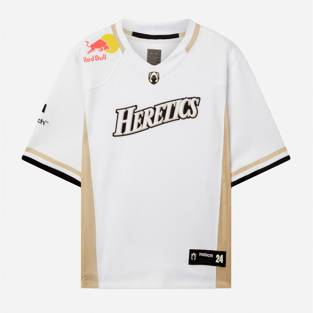 Đội HERETICS CHÍNH THỨC VCT CHAMPIONS SEOUL JERSEY 2024, Áo thun chơi game VALORANT, Áo thun nam khô