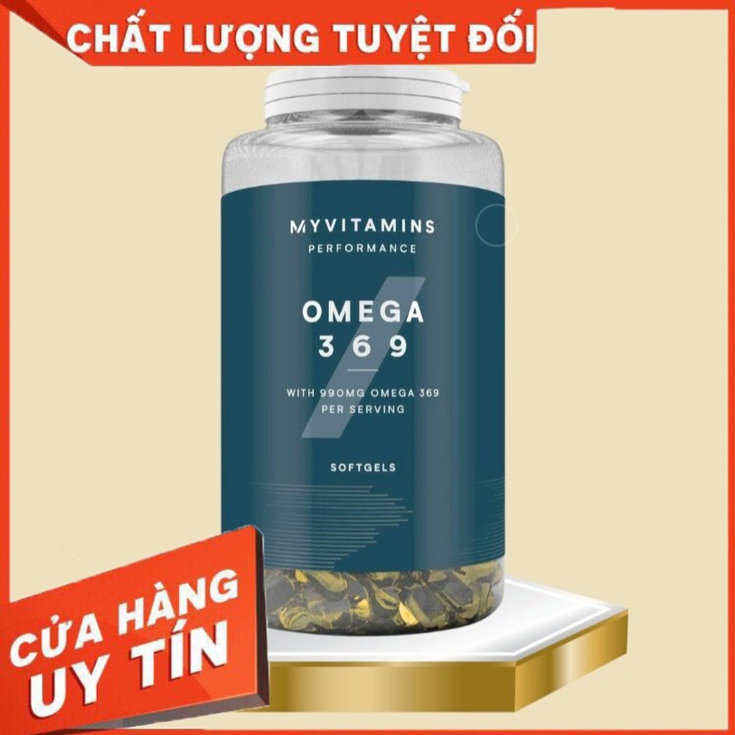 Viên uống bổ sung omega 369 Myvitamins pháp 120 viên