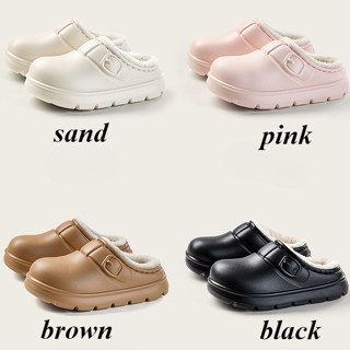 Cheerful Mario Giày dép cừu lông mùa đông da cho bé trẻ em