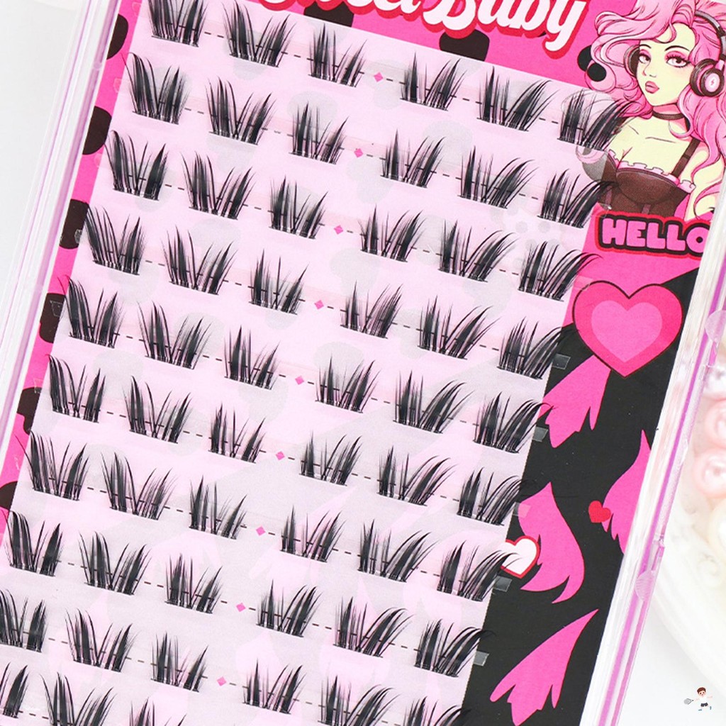 Curling Up Volume Lông mi giả DIY Fluffy Volume Lông mi giả