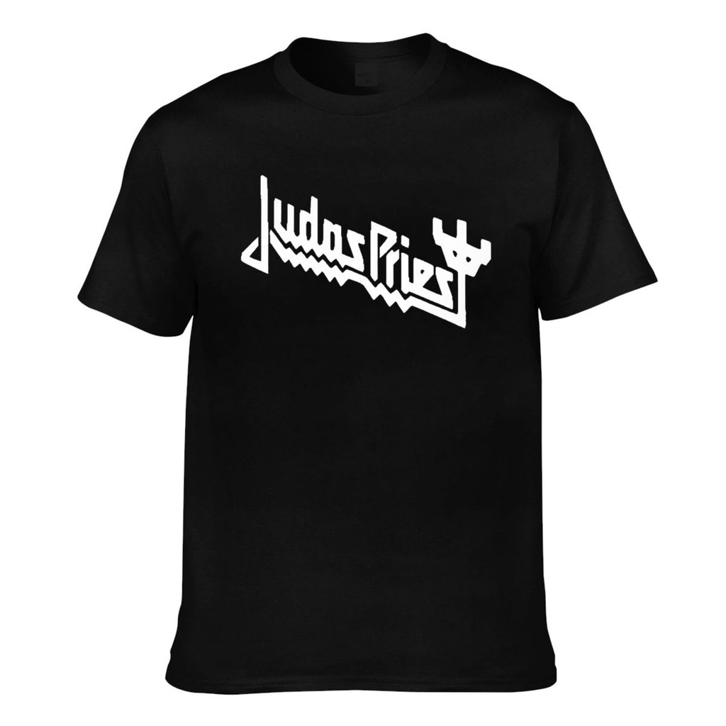 Cotton nguyên chất Áo thun nam Judas Priest chất lượng tốt