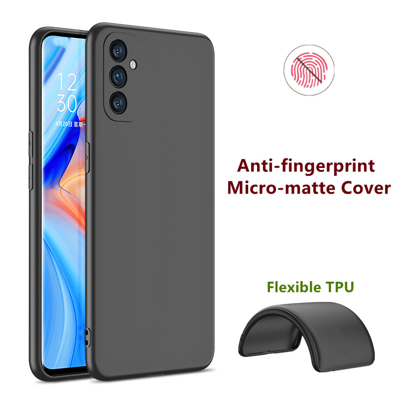 Dành Cho Samsung Galaxy Buddy 2 6,6 inch SM-M236L TPU Linh Hoạt Tối Giản Silicon Cover Fine Matte Hoàn Thiện Lớp Phủ Chống Vân Tay Jelly Case